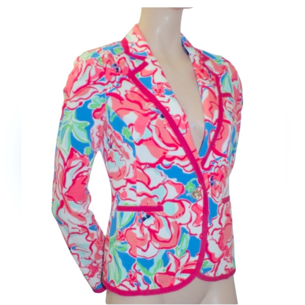 NWT Pulitzer NWT Limited Addition LILLY PULITZER Size Med FABULOUS MALIBU BLAZER